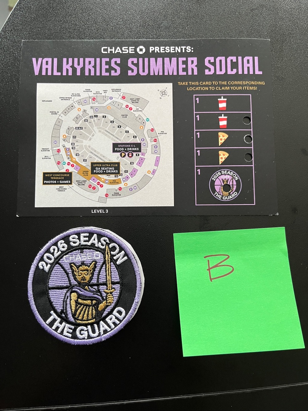 Golden State Valkyries Patch, 8/7/26 Summer Social Giveaway, NEW. (Bundle B) - Picture 2 of 8